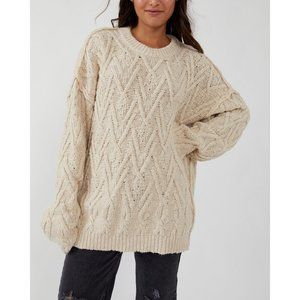 FREE PEOPLE Isla Cable Tunic / Tea